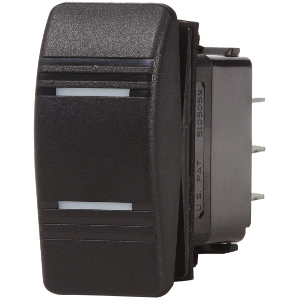 Blue Sea Systems vattentät switch Contura DPDT On-Off-On svart