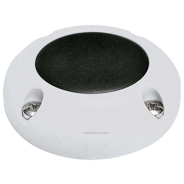 Kabelgenomföring vit nylon 49x19 mm kontakt max 20 mm