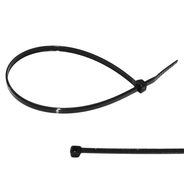 Buntband svart 200 x 4,8 mm-100 st