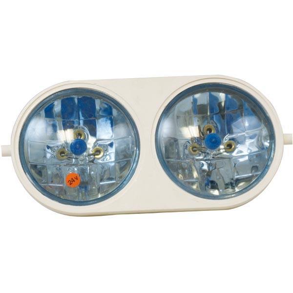 Satellite dish double 24v f/ 24.0025 to 2011 white