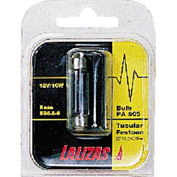 Filament bulb 12V 10W 11x38mm blister