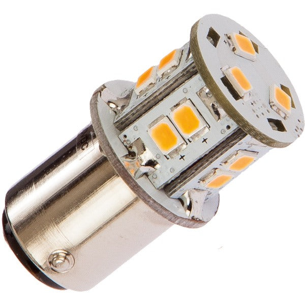 Nauticled lanternLED BAY15D Ø20x35mm 10-35Vdc 1.8/20W green