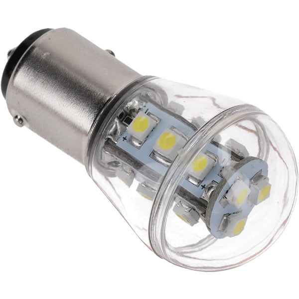 Nauticled lanternLED BAY15D Ø25x48mm 10-35Vdc 1.2/15W white