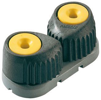 Ronstan Medium cleat, yellow for 3 - 12 mm rope