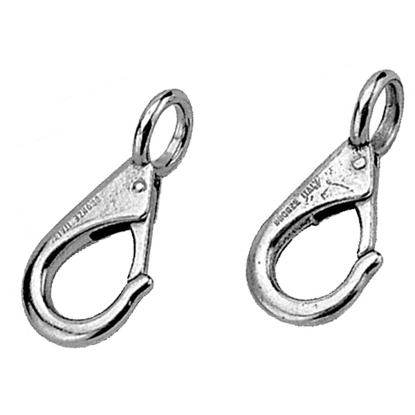 Carabiner with eyelet SS 55 mm