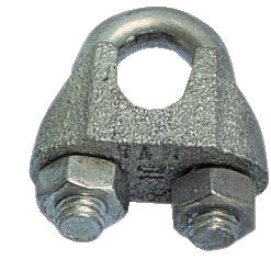 Vajerlås galv 10 mm bygel 2 st.