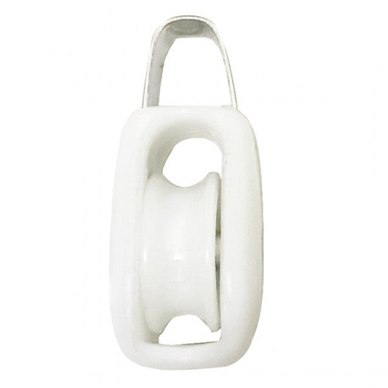 Block Ø35mm with shackle for Ø10mm line