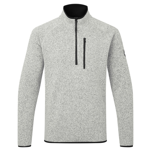 Gill 1500 Fleece jacka 1/4 blixtlås, Grå strl XXL