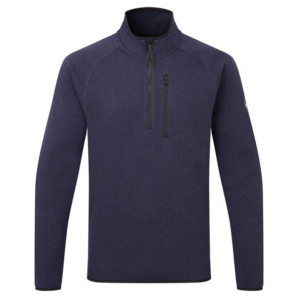 Gill 1500 Fleece jacka 1/4 blixtlås, Navy strl S