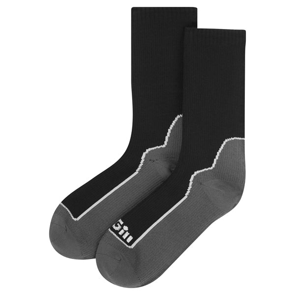 Gill 770 Waterproof Socks, Black/Grey Size M