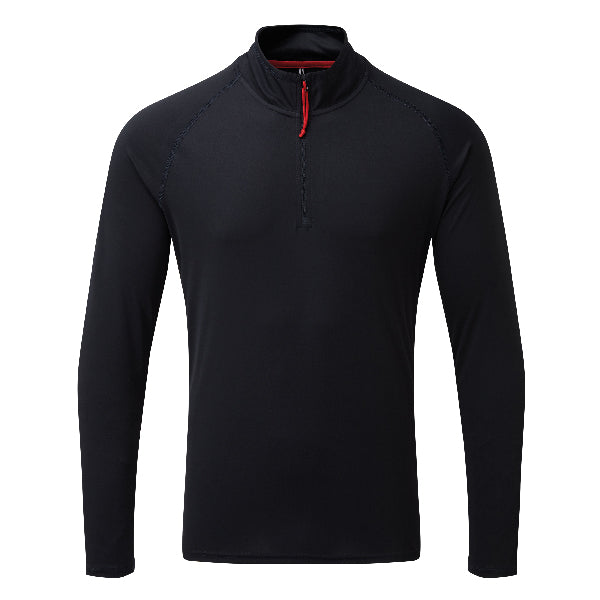 Gill UV009 Men's UV Long Sleeve Zip T-Shirt Navy size XS