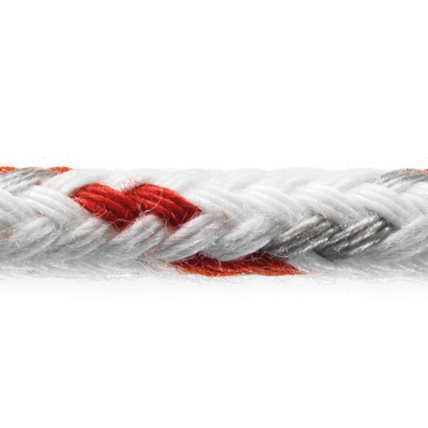 Robline Neptun 500 10mm White/Red 150m