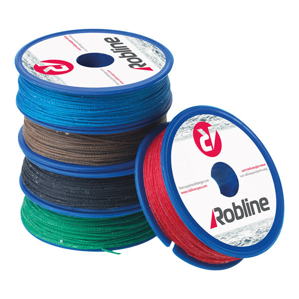 Robline waxed rigging twine 0.8 mm green box 10x80 m