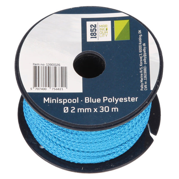 1852 Mini Reel Blue Polyester Ø2mm x 30m 18pcs/pack