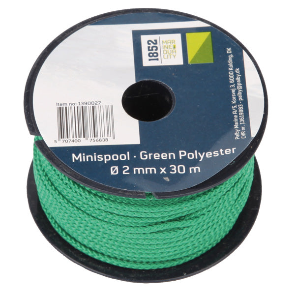 1852 Mini Reel Green Polyester Ø2mm x 30m 18pcs/pack