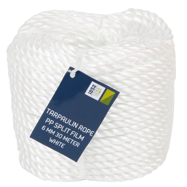 Tarpaulin rope Ø6 mm, 30 m