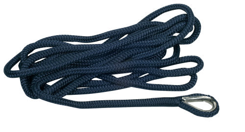 1852 mooring line db. plaited marine with thimble Ø10 mm 4 m