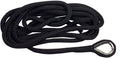 1852 mooring line db. braided black with thimble Ø14 mm 4 m