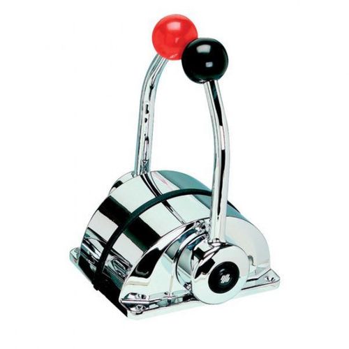 Top-mounted control lever, chrome, double, B322