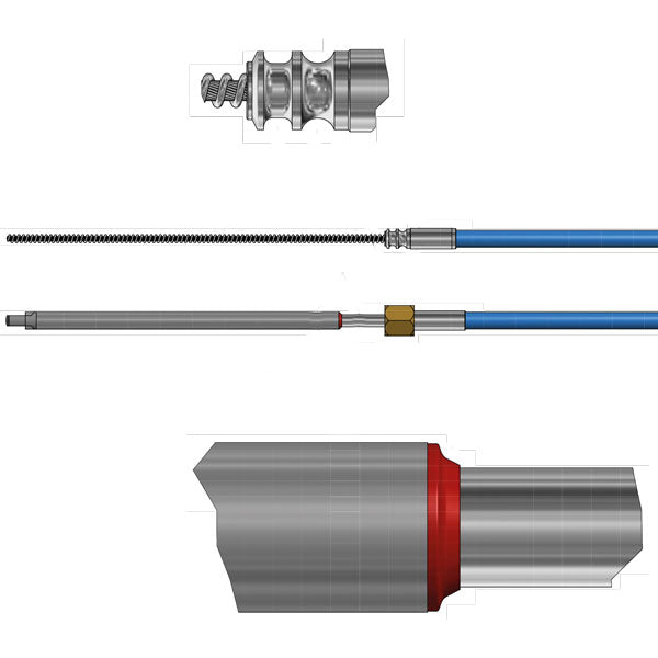 Ultraflex steering cable "mach" M90, 8 feet