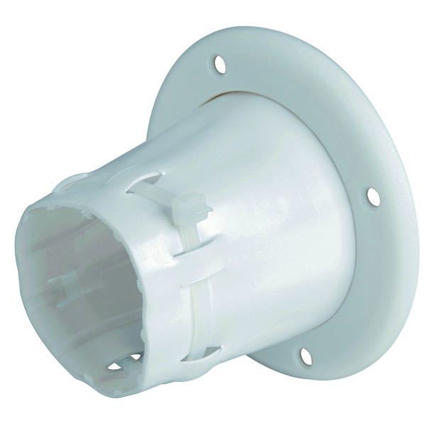 Rubber bellows white Ø105 mm with strip