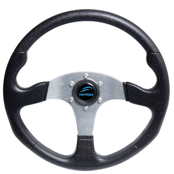 Sport steering wheel, black, Ø343mm, with 3/4" std. hub