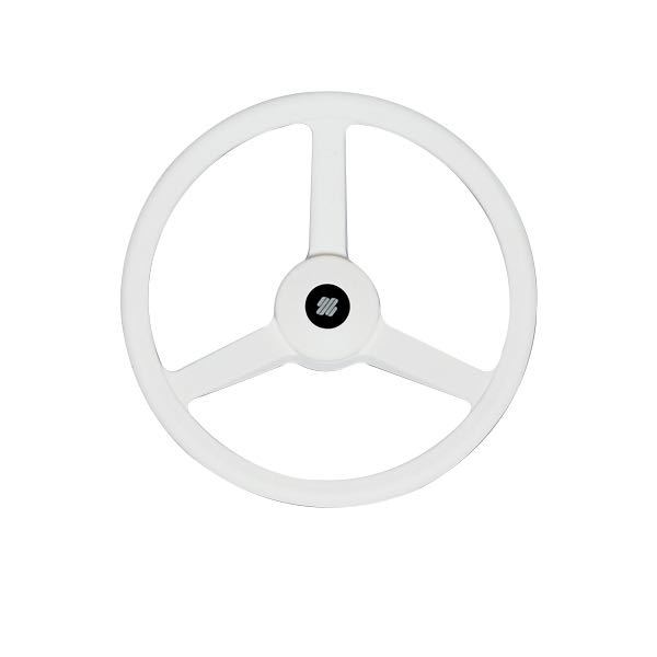 Steering wheel Ultraflex ø 335mm white V32B