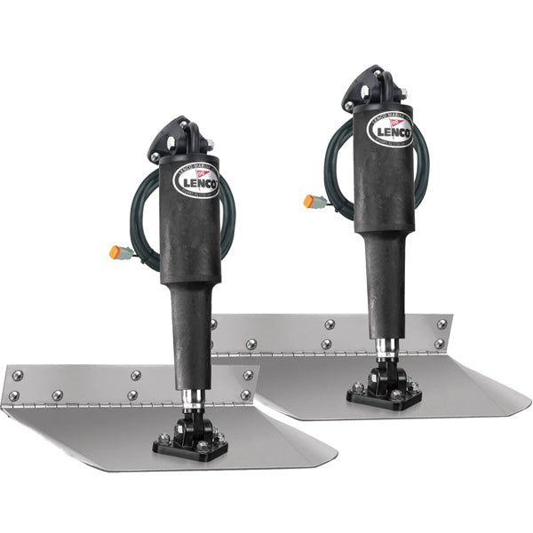 Lenco trim tab set 9x18" without switch