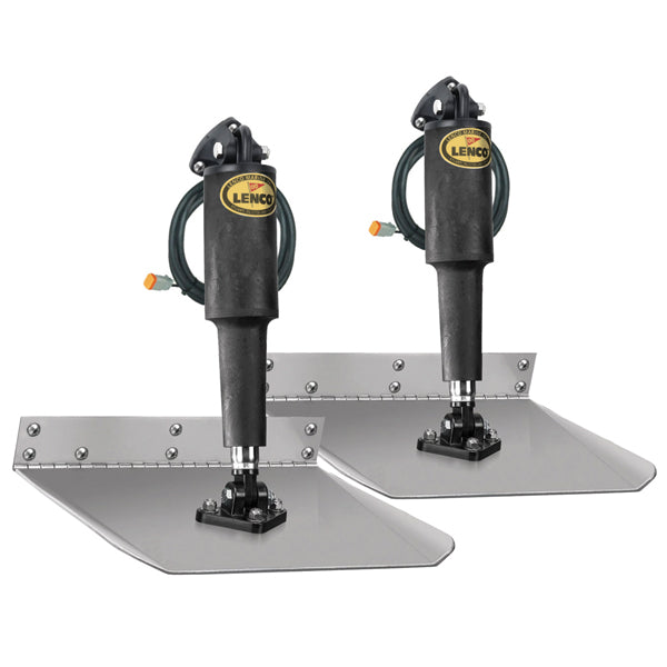 Lenco trim tab set 12x12" without control panel