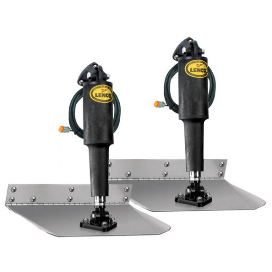 Lenco trim tab set 12x30" w/o panel