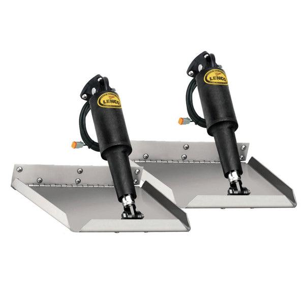 Lenco trim tab set Edge Mount 9x9" w/o panel