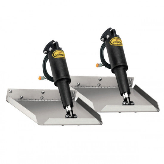 Lenco trim tab set Edge Mount 12x12" w/o switch