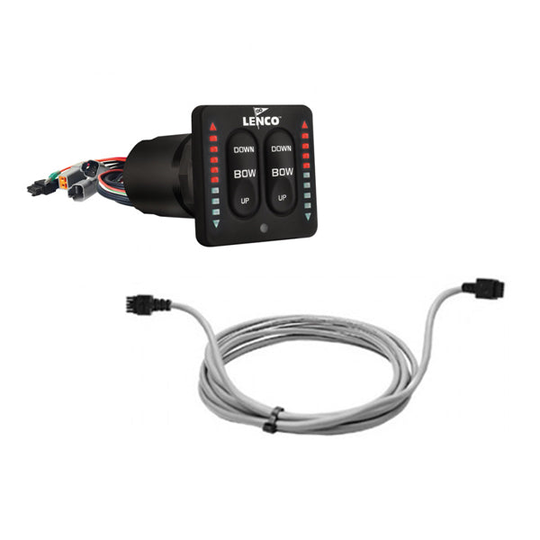 Lenco flybridge control with indicator 12 m cable