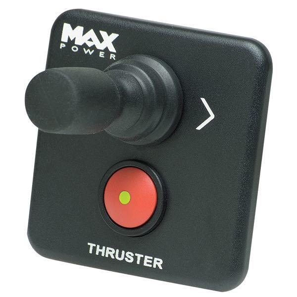 Max Power joystick black 12/24V with switch