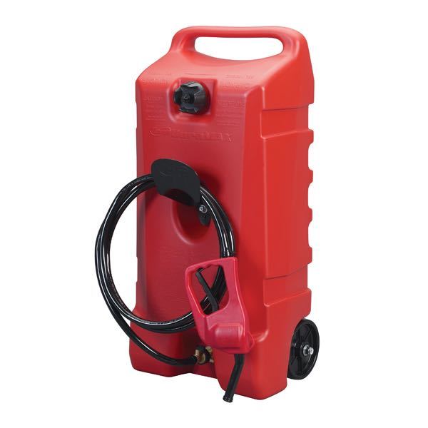 Fuel can 53L with wheels and pistol grip