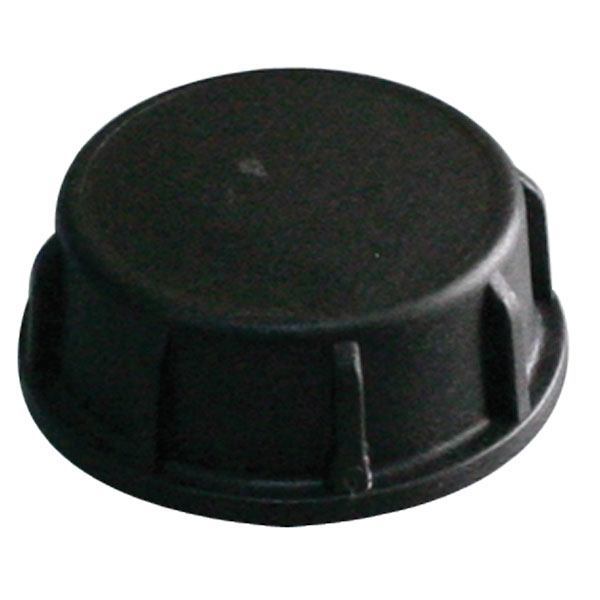 Plastic cap black 1 1/2" thread