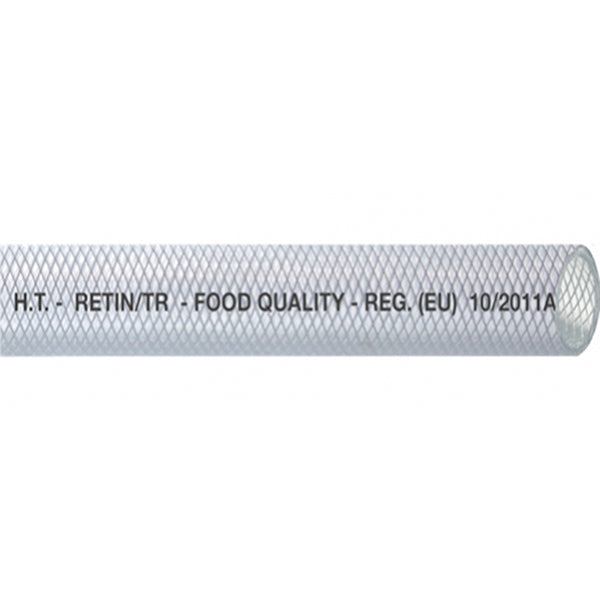 Clear PVC Hose Reinforced Food Grade 16mm, roll 5m