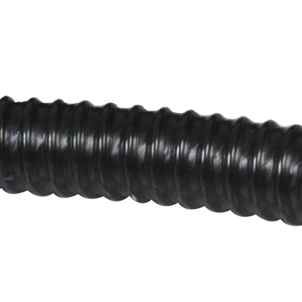 Spiral suction hose 25mm black 10m