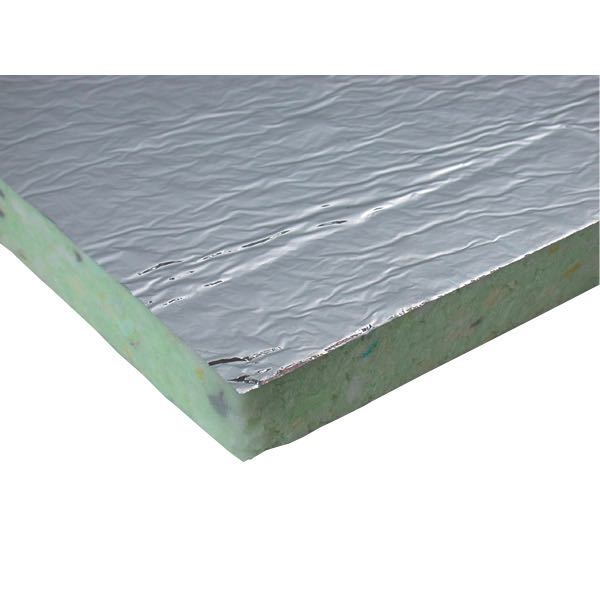 Engine compartment insulation with foil 2x50x100