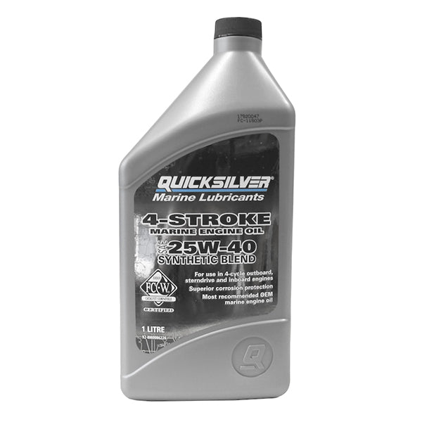 Quicksilver 25W-40 Synthetic Engine Oil 1L