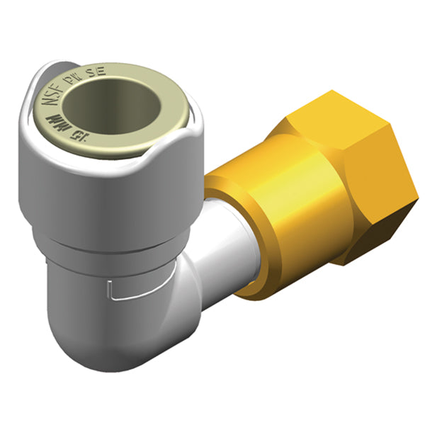Whale elbow adapter 1/2" female, Bulk 50pcs