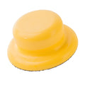 1852 yellow hand polishing pad with Velcro Ø125mm