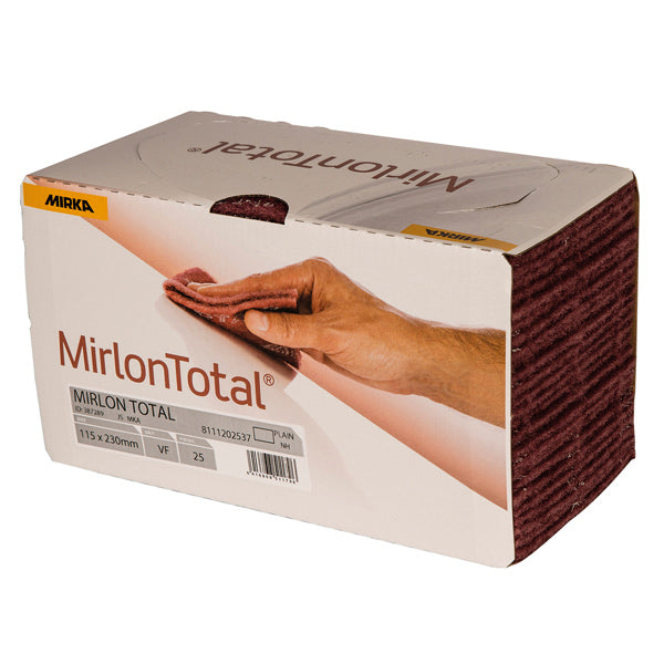 Mirka Mirlon Total scuff pads 360 red 115x230mm 25 pcs/pack