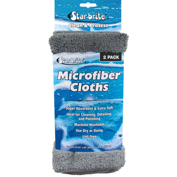 Star Brite Microfiber Cloth Set, 2 pcs, 50 x 50 cm