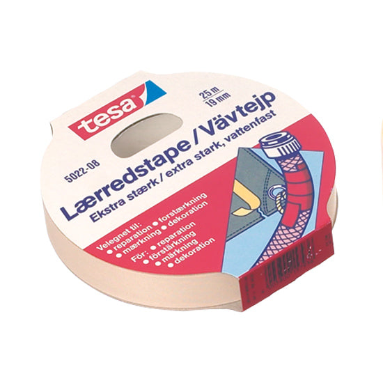 Tesa / Cloth Tape 25 m x 19 mm white