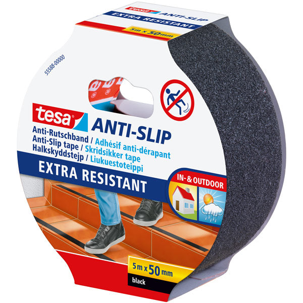 Tesa scuff protection tape 50 mm x 5 m black