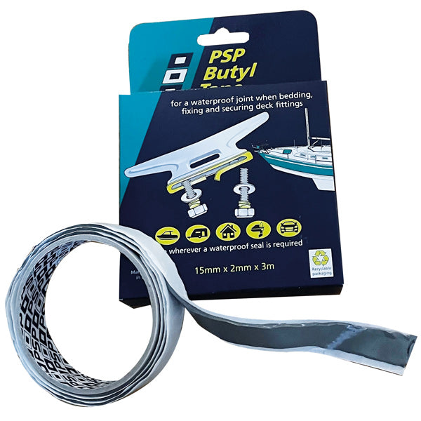 Psp Butyl tape grey 15 x 2 mm x 3 m