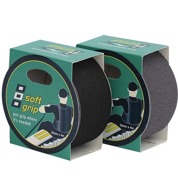 PSP soft grip tape - halkskyddstejp grå 50 mm x 4 meter