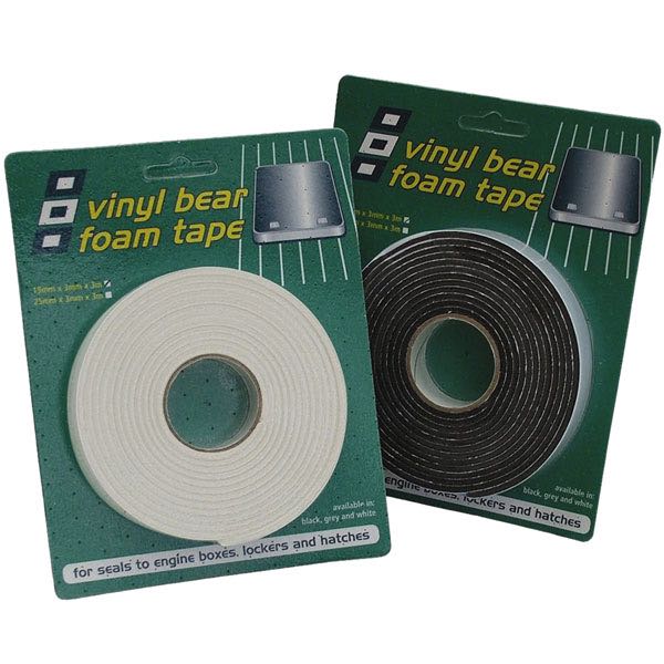 Psp vinyl foam tape sealing strip self-adhesive black 19x3 mm 3 m