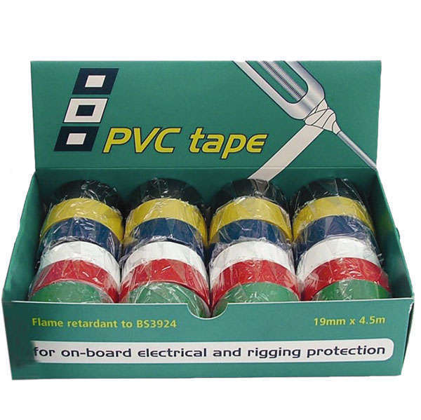 Psp PVC Tape Electrical Insulation Tape Assortment 24 Rolls 19 mm x 4.5 m